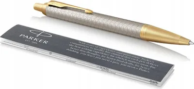Produktbild von PARKER Kugelschreiber IM Premium Warm Silver M Blau Geschenkbox
