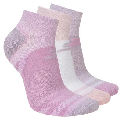 Productafbeelding van Skechers dames performance hardloopsokken, 3-pack, paars, maat: M