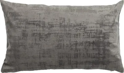 Image de Coussin - Anthracite - 50 x 30 cm - aspect velours vintage