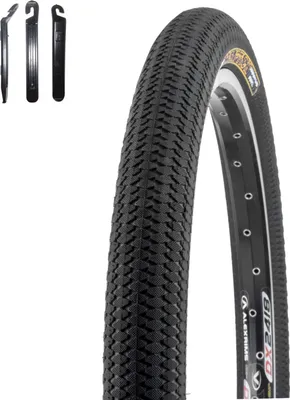 Image de 1 pneu de vélo Kenda 20" Kiniption K-1016 noir 54-406 (20 x 2,25) avec démonte-pneu maxxi4you