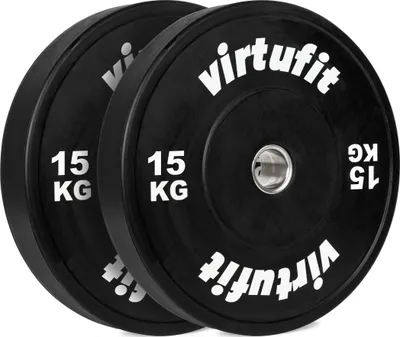 Produktbild von VirtuFit Bumper Plates Hantelscheiben Gummi 50 mm Set 2 x 15 kg