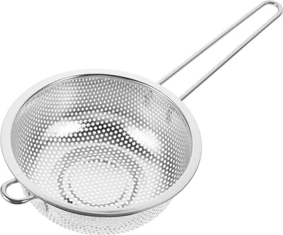 Zdjęcie produktu dla Ociekacz ze stali nierdzewnej do tortellini chochla metalowa cukier puder zlew warzywny