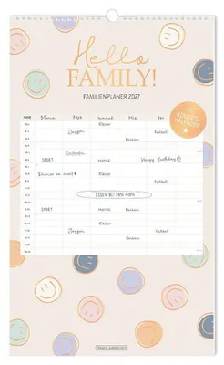 Produktbild von Familienplaner 2027 Hello Family!