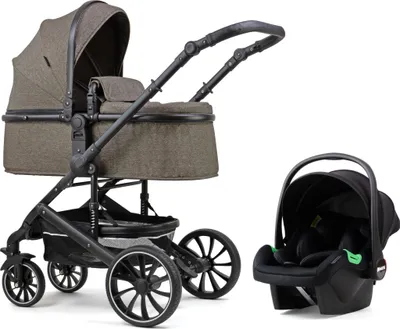 Produktbild von Pixini Kalani Kinderwagen Set 3in1 dunkelbraun