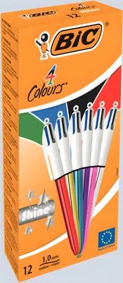 Zdjęcie produktu dla BIC 4-kolorowy Shine długopis z metaliczną obudową