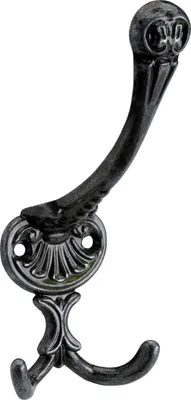 Produktbild von Hettich Garderobenhaken 5,9 x 14,5 x 7,0 cm schwarz