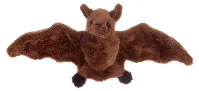Produktbild von Plüschtier, brauner Fledermaus, 30 cm