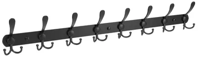 Produktbild von Wandgarderobe aus Edelstahl mit 24 Haken