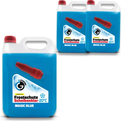 Produktbild von Scheibenfrostschutz mit Magic Blue Duft | Schlierenfreier und effektiver Scheibenreiniger für den Winter | Gebrauchsfertige frostschutzmittel scheibenwaschanlage | 2x5L = 10L