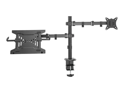 Immagine prodotto di DIGITUS MLS 1TFT -32" Max8KG+ 1NOT -15,6" Max4KG schwarz
