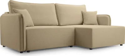 Produktbild von Selsey Kassian - Ecksofa mit Schlaffunktion und Bettkasten, beige, rechts