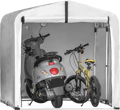 Produktbild von SoBuy Folienlager, multifunktionales Vordach, Folienzelt, Gartenhaus, Garagenzelt, Fahrradgarage, Abstellgarage, Foliengarage