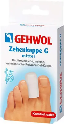 Produktbild von Gehwol polymérová gélová čiapočka na prsty G medium 2 ks