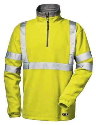 Produktbild von Sir Safety Dune Warnschutz-Fleece-Sweatshirt Herren reflektierend EN ISO 20471 Klasse 3, XXL, HI-VIS GELB