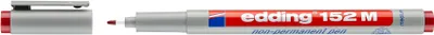 Zdjęcie produktu dla Edding 4-152002, Czerwony, Drobny, Szary, Okrągły, Atrament na bazie wody, 1 mm