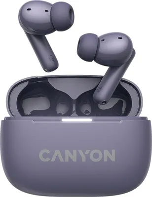 Produktbild von Canyon CNS-TWS10PL, True Wireless Stereo (TWS), 20 - 20000 Hz, Anrufe/Musik/Sport/Alltag, 42,5 g, Kopfhörer, Violett