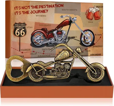 Produktbild von Flaschenöffner für Motorräder – Geschenk – Personalisierte Geschenkidee für Männer – Vatertag – Geburtstag – Weihnachten