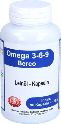 Produktbild von Omega 3-6-9 Berco, 90 St KAP