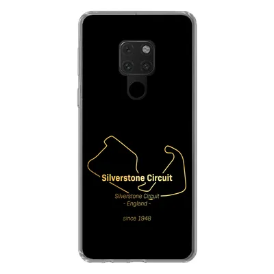 Produktbild von MuchoWow® Handyhülle Schutzhülle Hülle für Huawei P40 Lite Formel 1 - Rennstrecke - Silverstone Silikon Softcase Handy Hülle - Handy