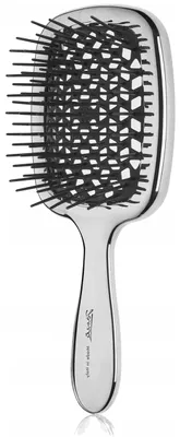 Produktbild von Janeke Superbrush Pneumatische Haarbürste Chrom Schwarz Normal