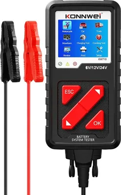 Obrázek produktu pro Konnwei KW710 tester baterií, 6V/12V/24V, grafický displej