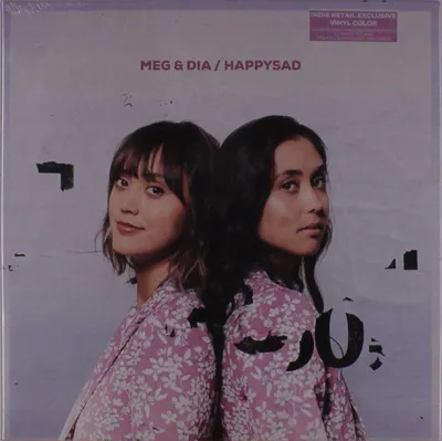 Obrázok produktu pre Happysad (Limited Edition) (Clear with Baby Pink & Blue Splatter Vinyl)