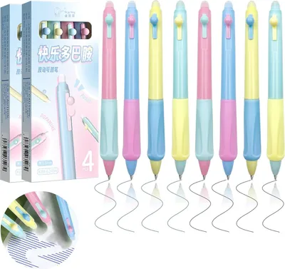 Produktbild von 8 Stück ausradierbare Stifte mit wärmeempfindlicher Tinte für Schul- und Büromaterialien