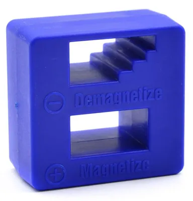 Immagine prodotto di Dispositivo magnetizzante e smagnetizzante, magnetizzatore/smagnetizzatore (acces.o per avvitatori e punte, 2 magneti in ferrite, intensità di campo minima del magnete 90 mT) Geko