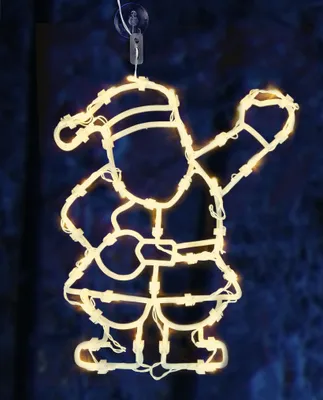 Produktbild von LED Weihnachts Fenster Silhouette XXL - Motiv: Nikolaus