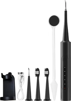 Produktbild von INF Elektrische Zahnbürste mit Wandhalterung Schwarz