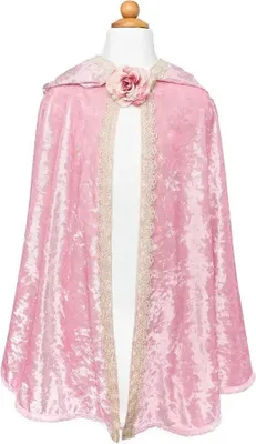 Produktbild von Deluxe Pink Rose Prinzessinen Cape, Hellrosa, Größe 7-8 Jahre