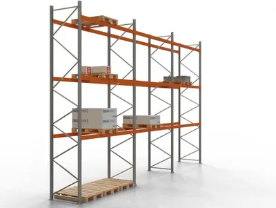 Produktbild von Palettenregal TAURUS | Super-Tall | HxBxT 550x844x110cm | Fachlast 2000kg | 3 Ebenen