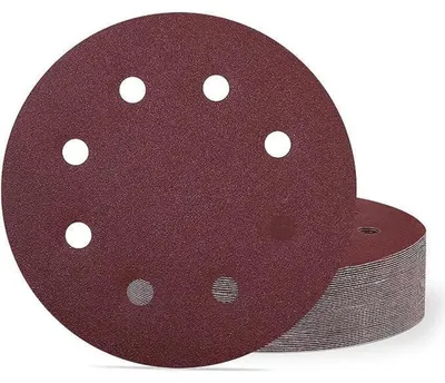 Produktbild von Schleifscheiben 180mm Körnung 80, 40 Stück, Klett, 8-Loch