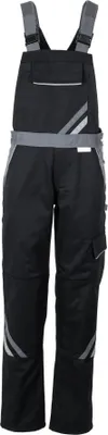 Produktbild von Planam Latzhose Highline Damen, Gr. 48 schwarz/schiefer/zink