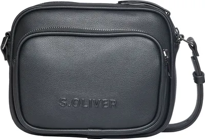 Image de s.Oliver sac à épaule bandoulière Crossbody Bag Grey / Black noir