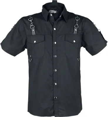 Produktbild von Vixxsin Kurzarmhemd Herren RE Shirt schwarz M