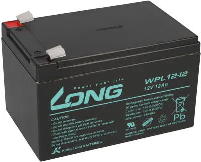 Image de Batterie Kung Long 12V 12Ah Pb Batterie plomb-gel WPL12-12 Longlife