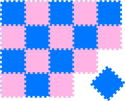 Immagine prodotto di tappeto puzzle da 18 pezzi per bambini da zero - tappetino da gioco 30x30 per gattonare