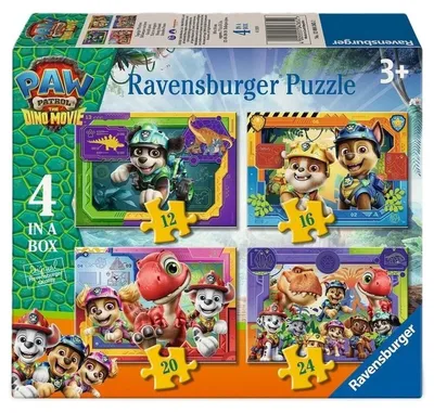 Immagine prodotto di Paw Patrol: Il film dei dinosauri - Puzzle con 12, 16, 20 o 24 pezzi
