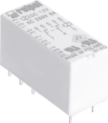 Zdjęcie produktu dla Przekaźnik miniaturowy 2P 12V AC 8A Raster 5mm PCB AgNi RM84-2012-35-5012 852385