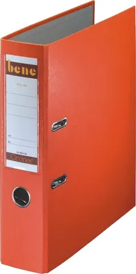 Produktbild von Ordner A4 Kunststoff 80mm orange Packung mit 20 Stück