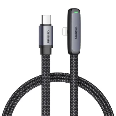 Produktbild von Mcdodo 3 in 1 Kabel, Lightning / MicroUSB / USB C, 3A, 1,2m, schwarz