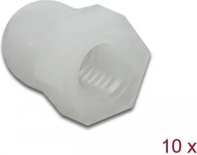 Produktbild von DELOCK Schutzkappe für Schraube M5 natur 10 Stück
