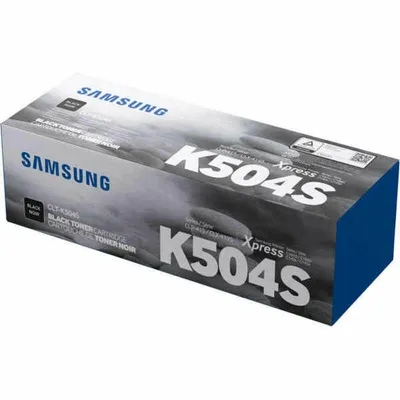 Produktbild von HP Samsung CLT-K504S - Schwarz - Original - Tonerpatrone (SU158A)