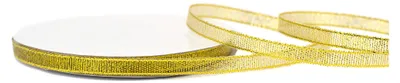 Produktbild von Glitzerband 6mm x 32m Rolle Gold