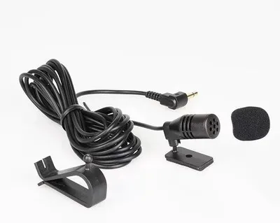 Produktbild von Automicrofoon mit Basisanschluss - bedrauter Autolautsprecher, Stecker, Mono-Verstärker, Plug-and-Play