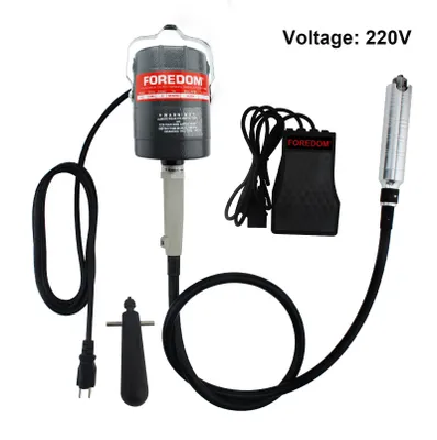 Obrázek produktu pro Elektrická bruska s ohebnou hřídelí, příkon 230 W, otáčky 0-18000 ot/min, 220 V