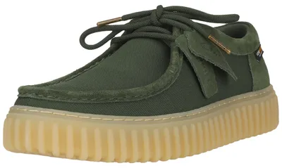 Produktbild von CLARKS Schuhe Torhill mit gerippter Laufsohle 3001H Green Textile 41