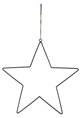 Produktbild von Natural Collections Sterndraht-Anhänger aus Metall, 38 cm