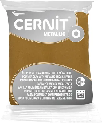 Produktbild von Cernit Metallic 56 G Dunkelgold